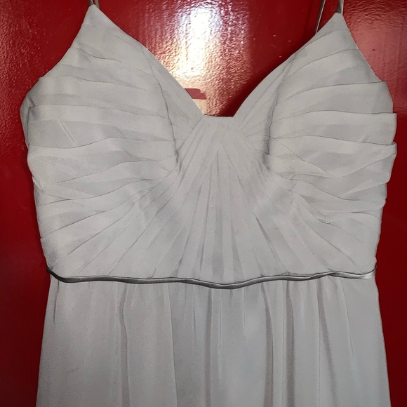 Slate Blue Bridesmaids Dress - Picture 3 of 6